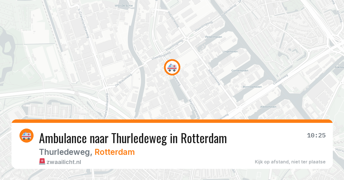 Ambulance naar Thurledeweg in Rotterdam — 6 mei 2026