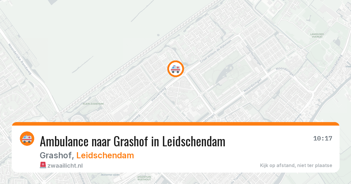 Ambulance naar Grashof in Leidschendam — 23 jun 2026