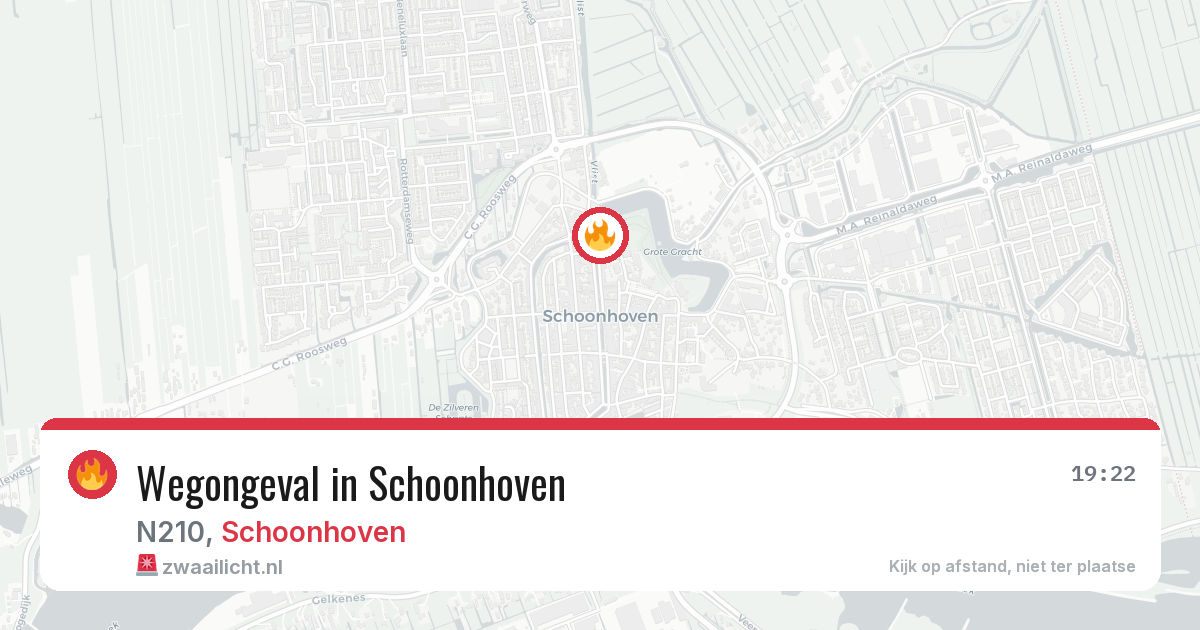 Wegongeval in Schoonhoven — 29 mei 2026
