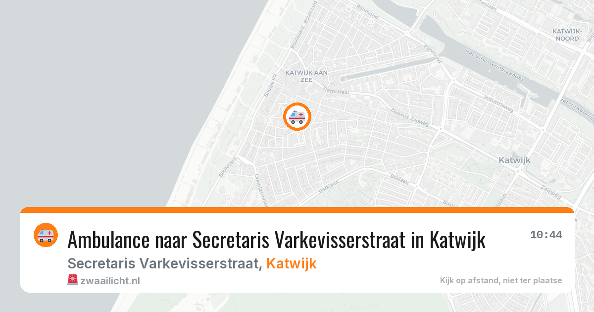 Ambulance naar Secretaris Varkevisserstraat in Katwijk — 28 jun 2026