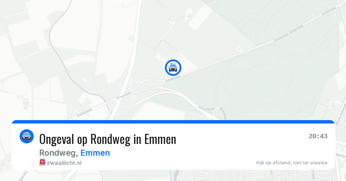Ongeval op Rondweg in Emmen — 26 apr 2026