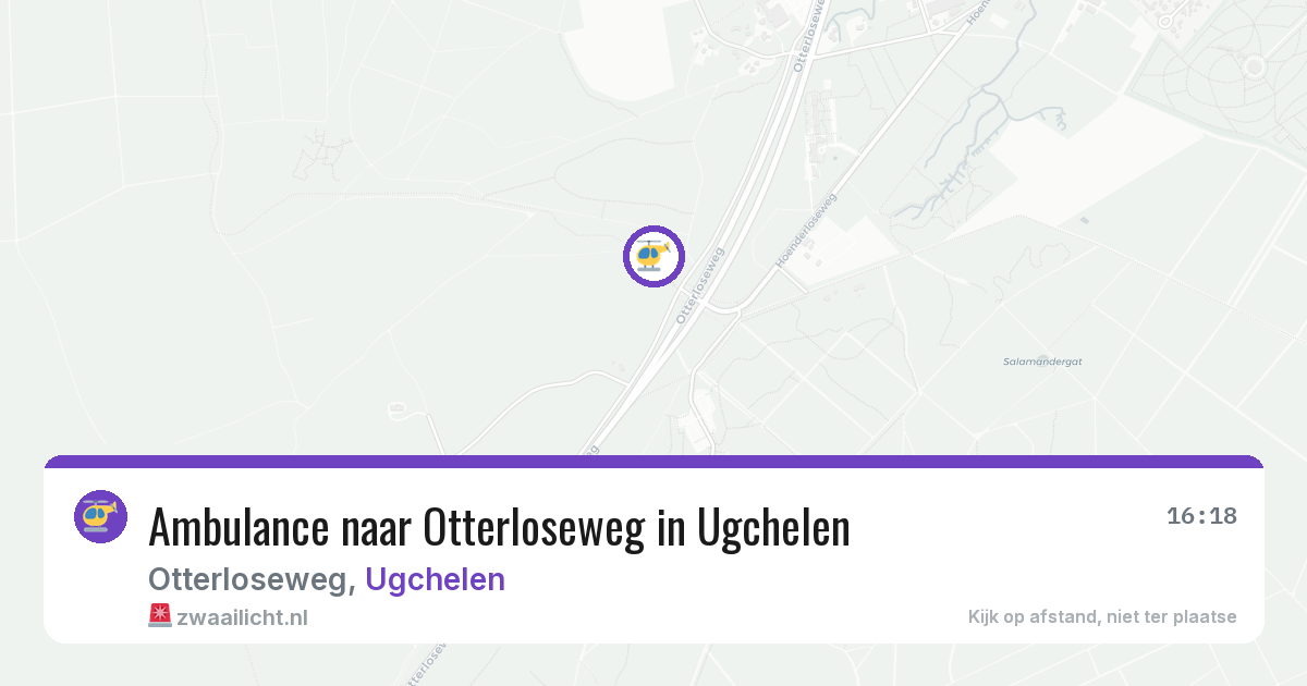 Ambulance naar Otterloseweg in Ugchelen — 4 aug 2026