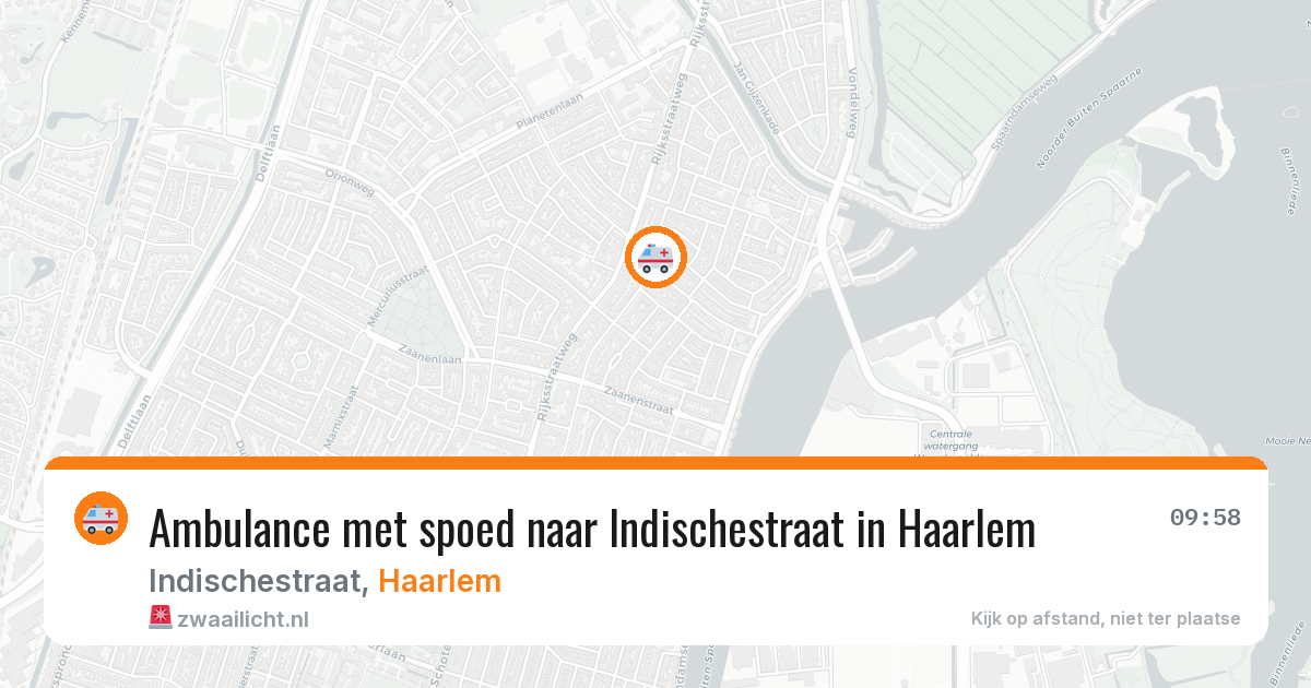 Ambulance met spoed naar Indischestraat in Haarlem — 12 feb 2026