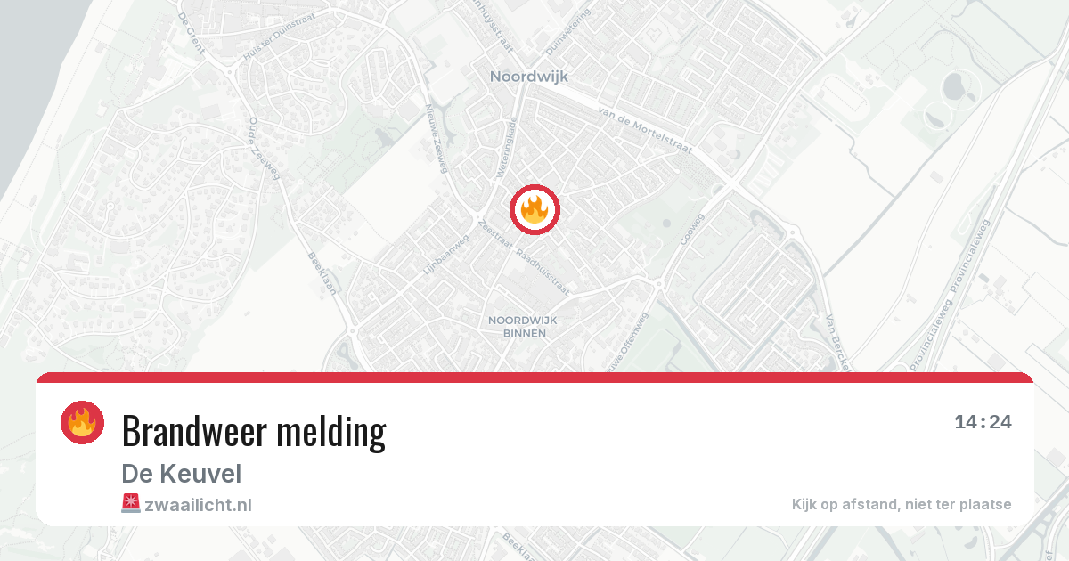 Brandweer melding — 25 jun 2026