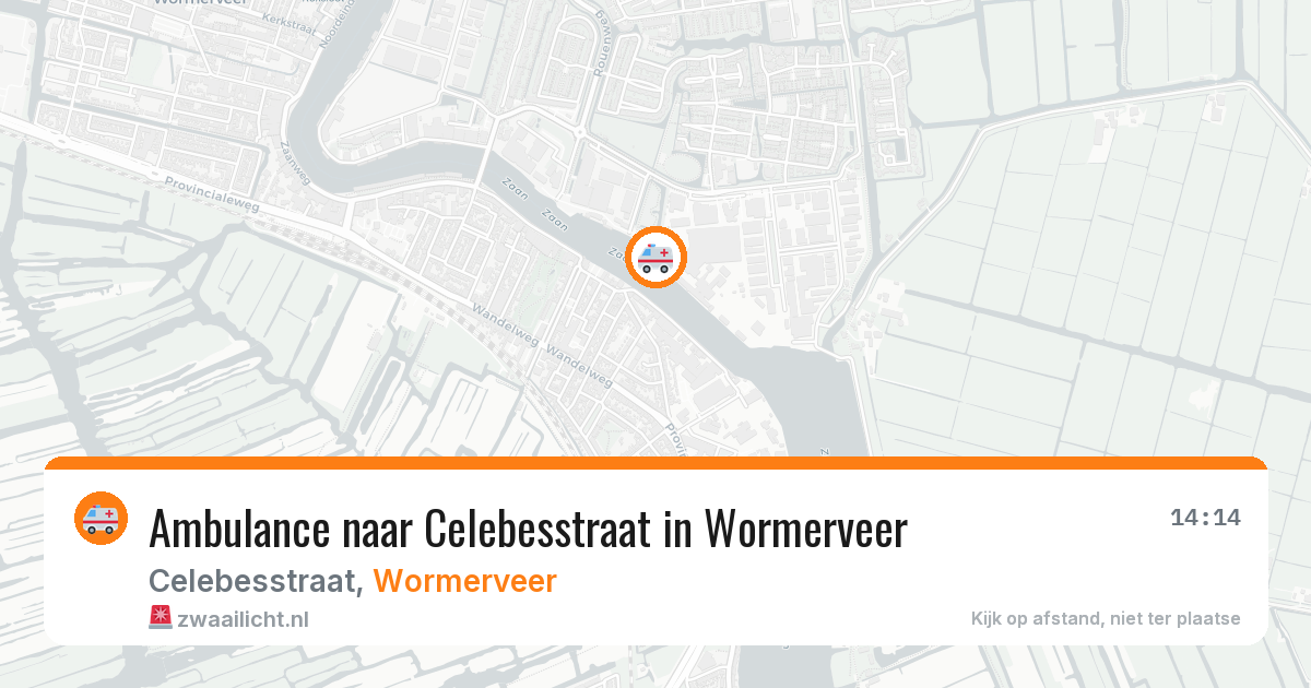 Ambulance naar Celebesstraat in Wormerveer — 13 feb 2026
