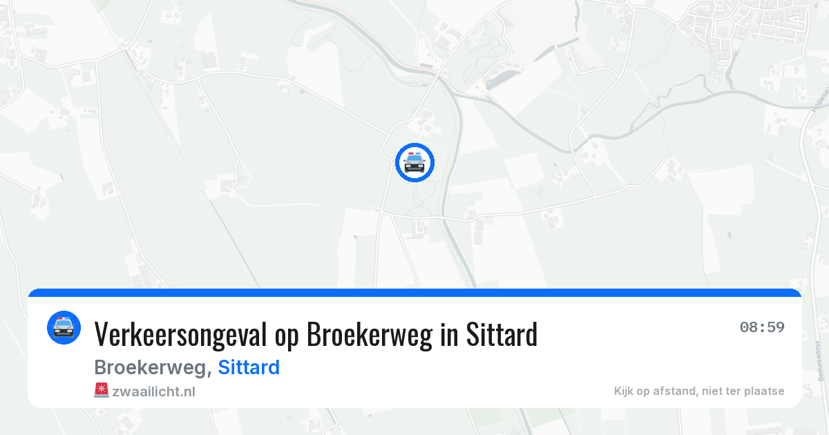 Verkeersongeval op Broekerweg in Sittard — 2 jul 2026