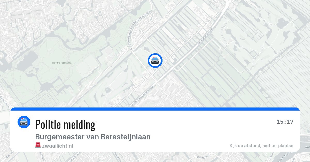 Politie melding — 15 jul 2026