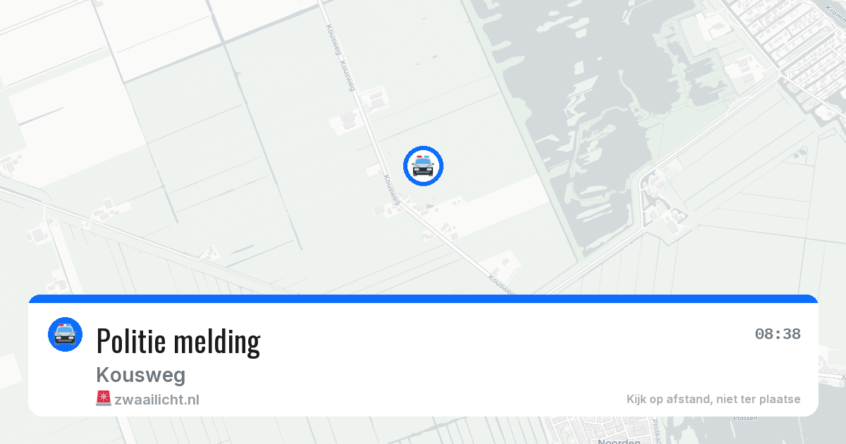 Politie melding — 29 jan 2026