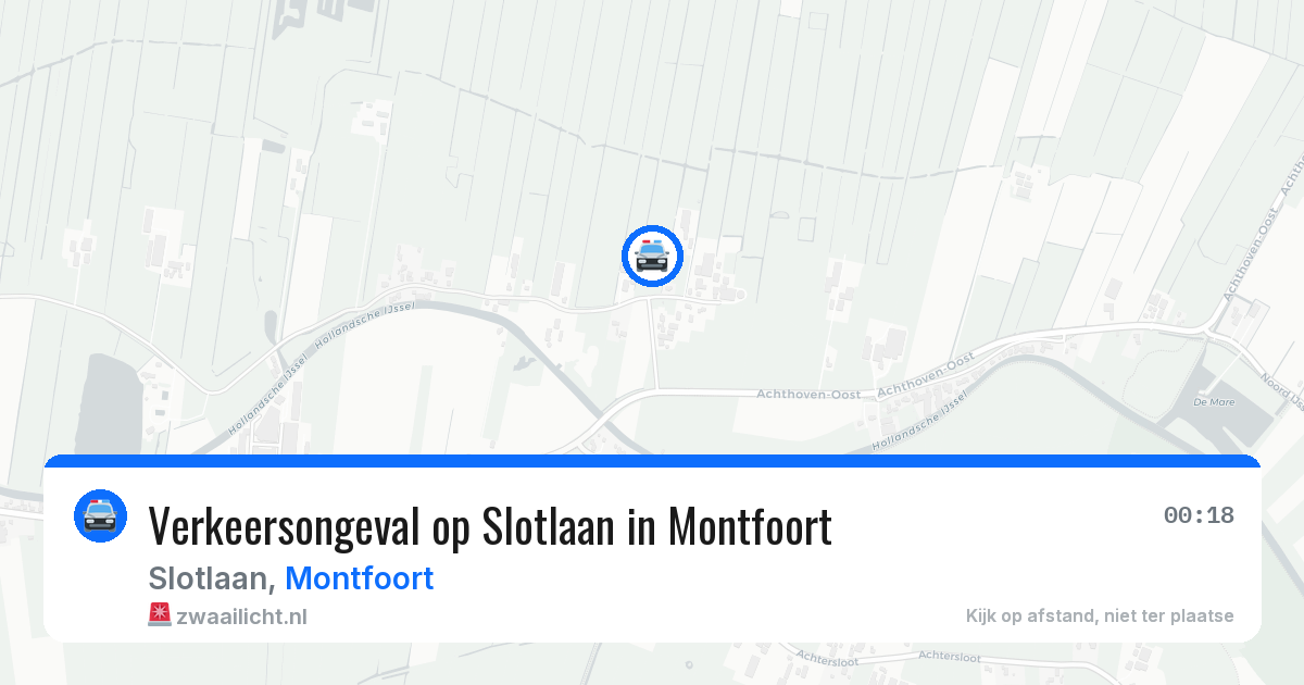 Verkeersongeval op Slotlaan in Montfoort — 2 mei 2026