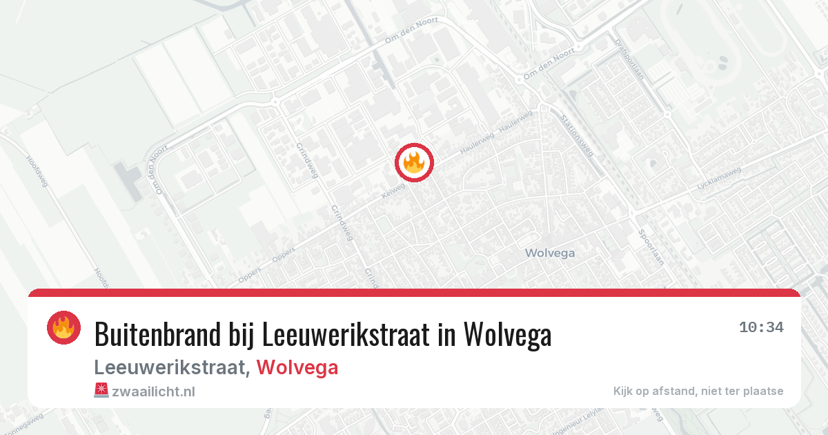 Buitenbrand bij Leeuwerikstraat in Wolvega — 6 mrt 2026
