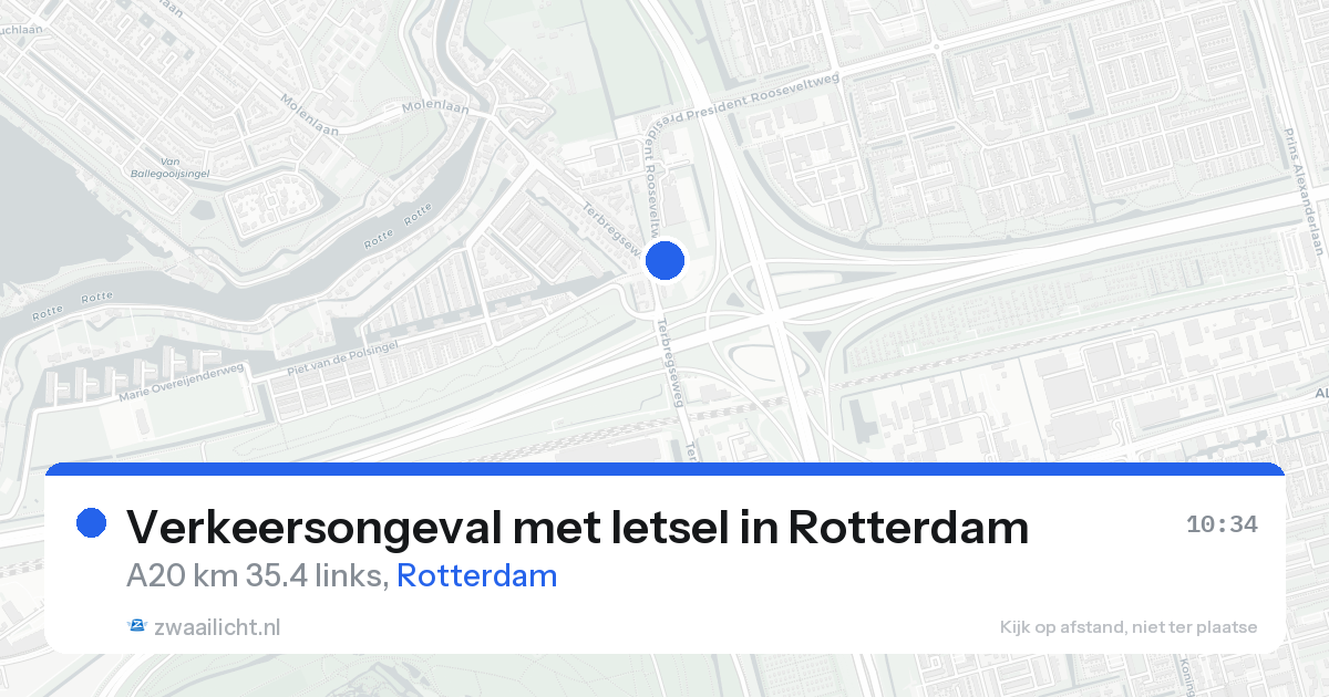 Verkeersongeval met letsel in Rotterdam — 19 aug 2026