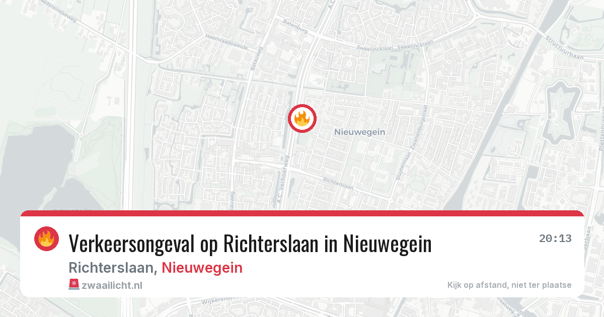 Verkeersongeval op Richterslaan in Nieuwegein — 13 jun 2026