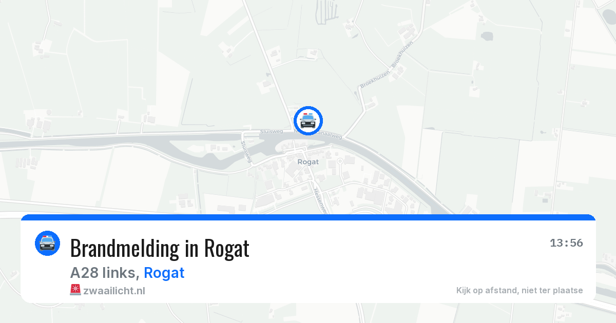 Brandmelding in Rogat — 26 jul 2026