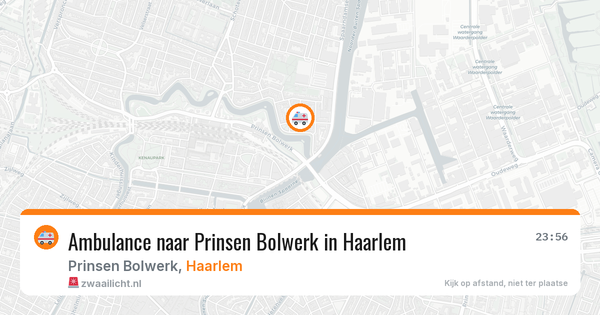 Ambulance naar Prinsen Bolwerk in Haarlem — 20 feb 2026