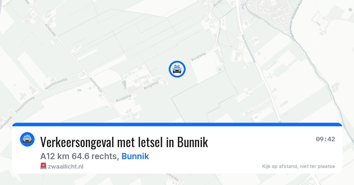 Verkeersongeval met letsel in Bunnik — 18 jun 2026