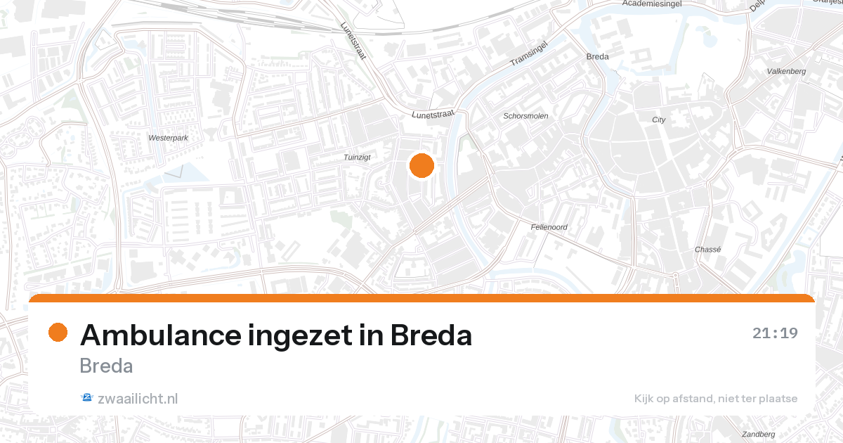 Ambulance ingezet in Breda — 26 aug 2026