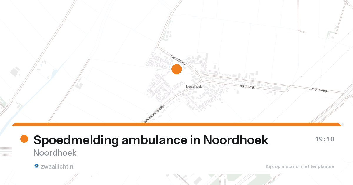 Spoedmelding ambulance in Noordhoek — 28 aug 2026