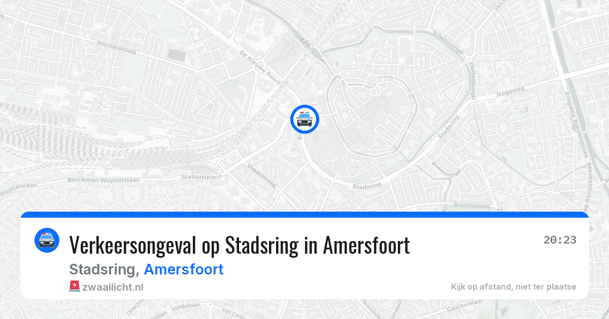 Verkeersongeval op Stadsring in Amersfoort — 22 jun 2026