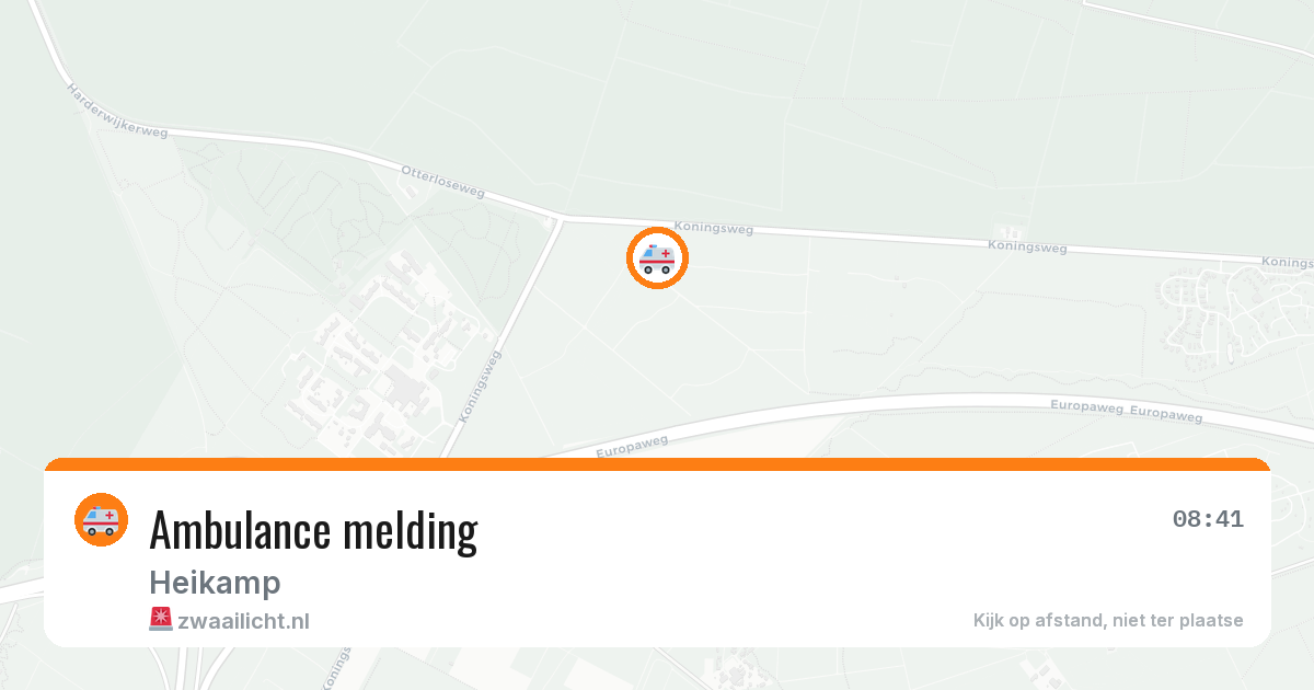 Ambulance melding — 14 jun 2026