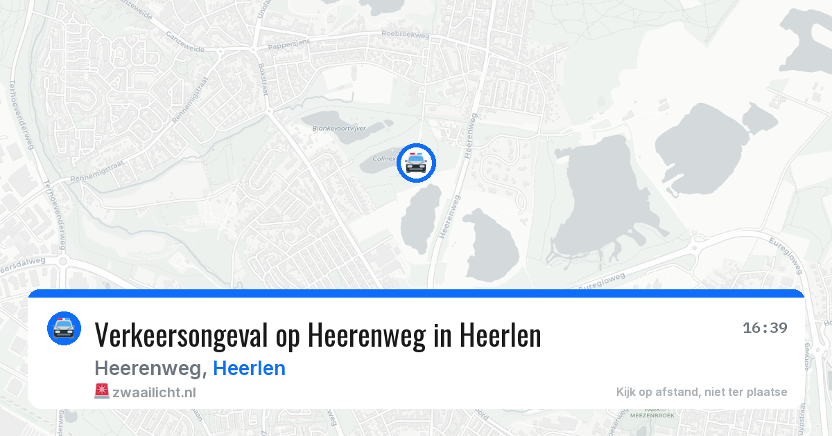 Verkeersongeval op Heerenweg in Heerlen — 21 jan 2026