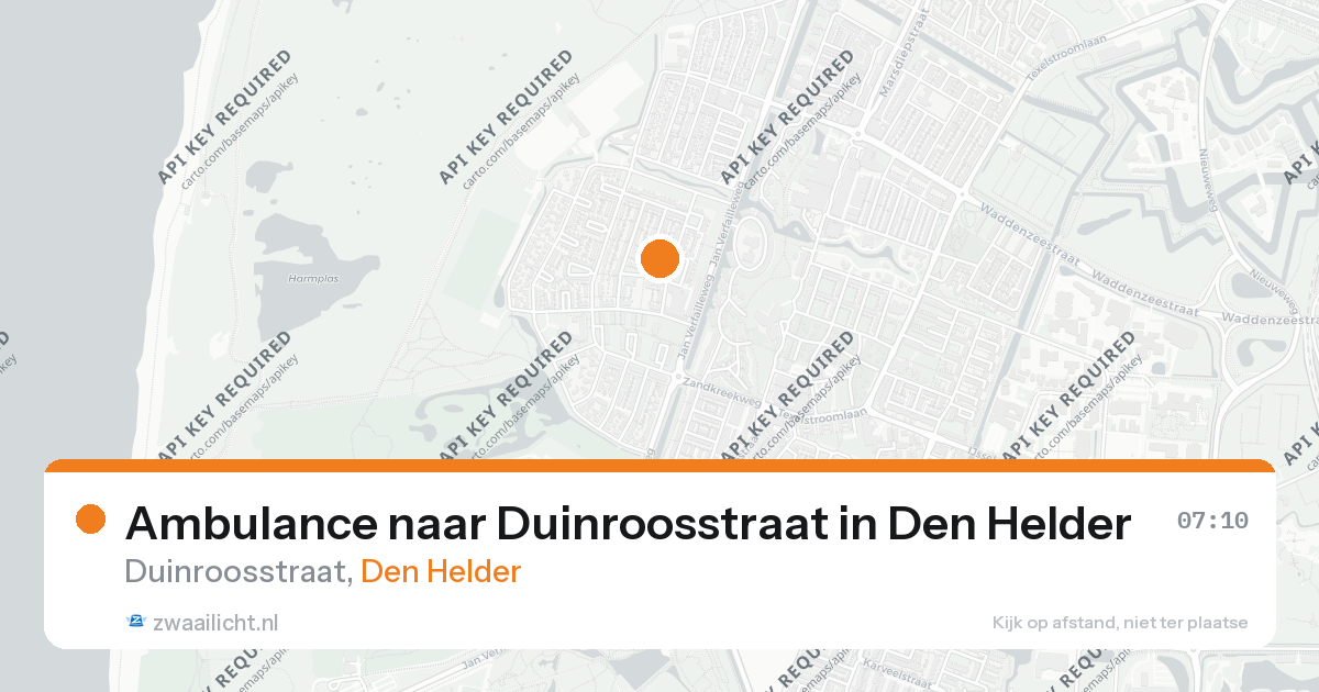 Ambulance naar Duinroosstraat in Den Helder — 7 feb 2026