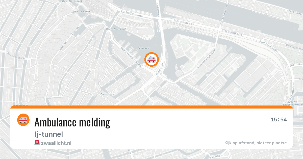 Ambulance melding — 5 mei 2026