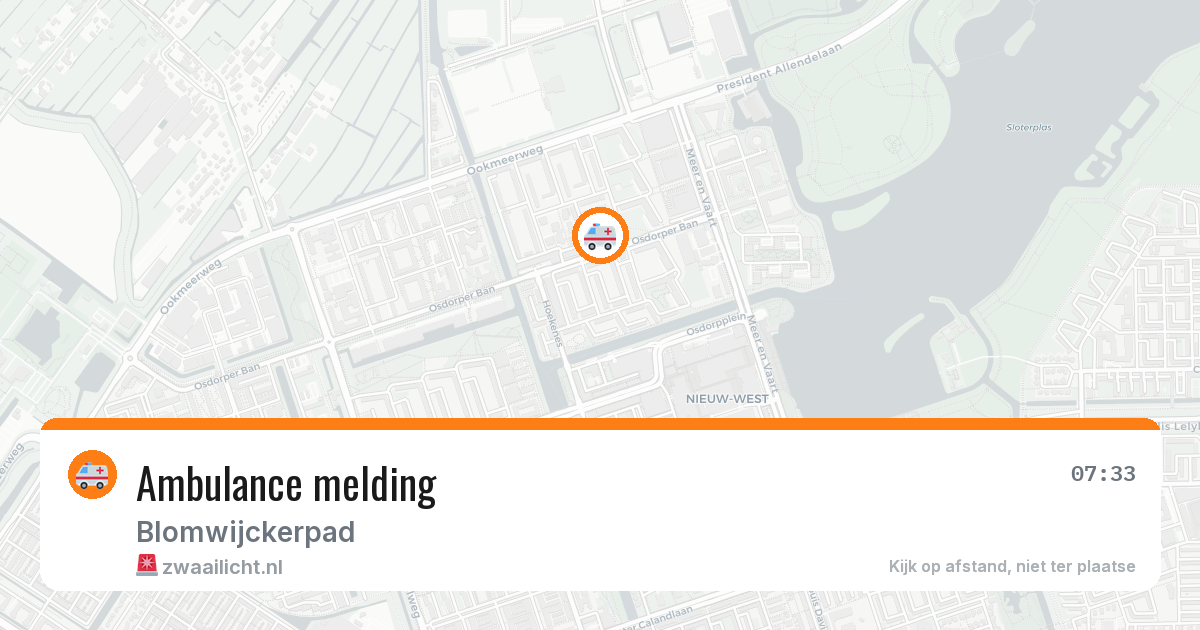 Ambulance melding — 29 jun 2026