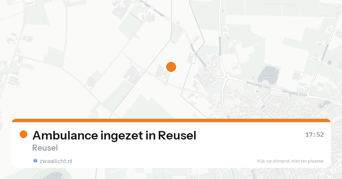 Ambulance ingezet in Reusel — 5 jul 2026