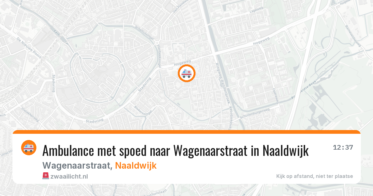 Ambulance met spoed naar Wagenaarstraat in Naaldwijk — 21 jan 2026