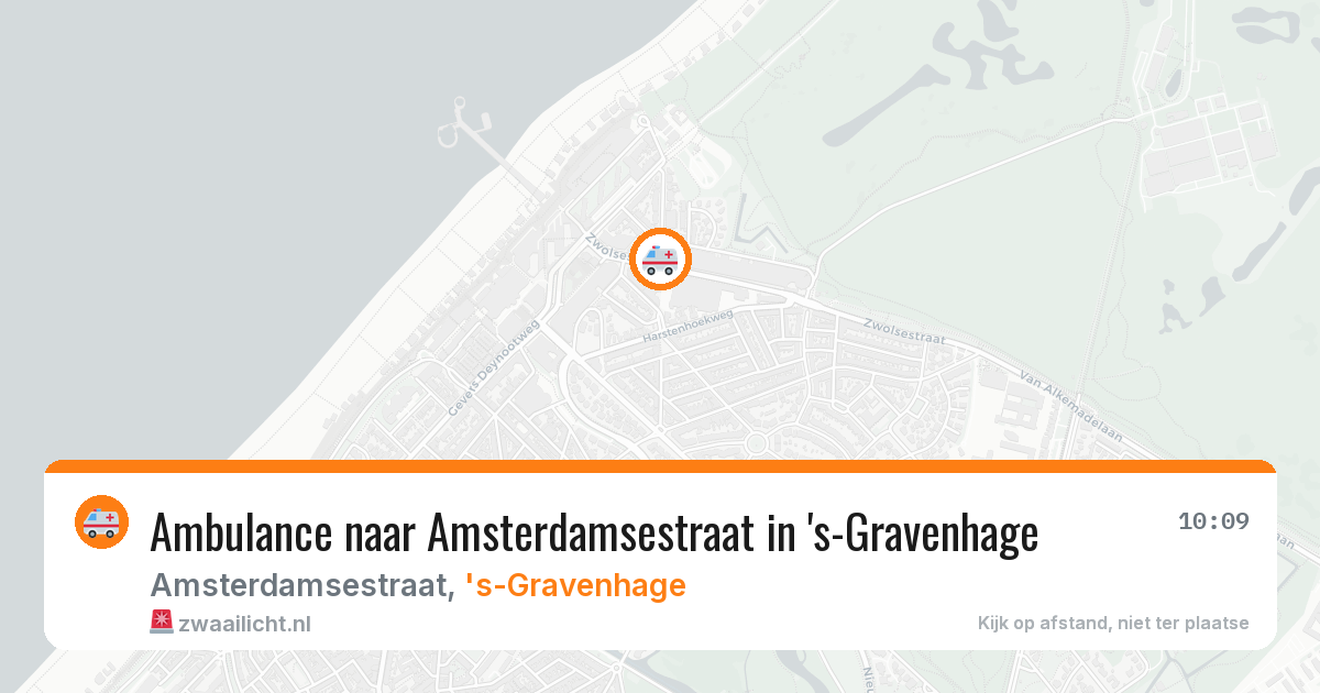 Ambulance naar Amsterdamsestraat in 's-Gravenhage — 11 apr 2026