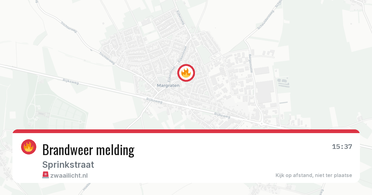 Brandweer melding — 13 jun 2026