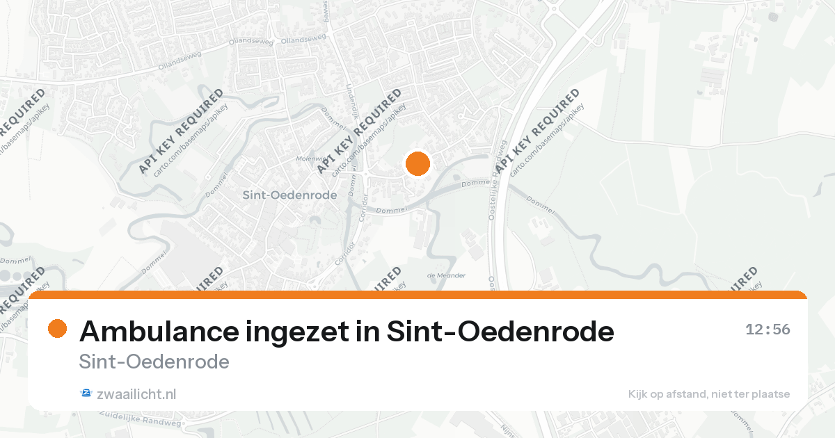 Ambulance ingezet in Sint-Oedenrode — 26 aug 2026