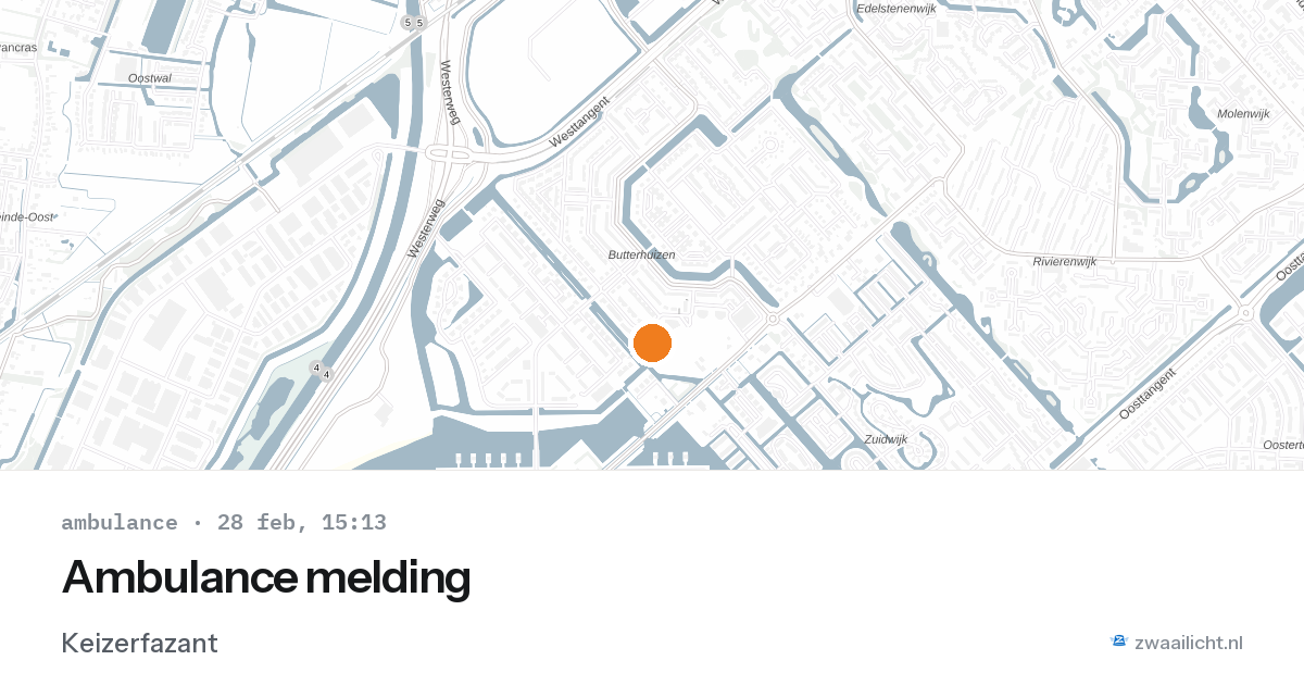 Ambulance melding — 28 feb 2026