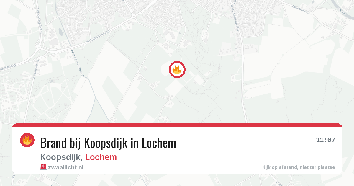Brand bij Koopsdijk in Lochem — 21 jun 2026