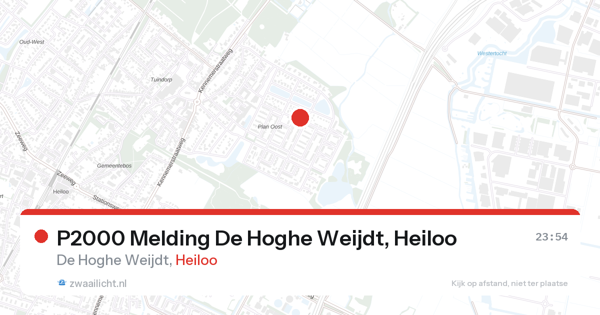 P2000 Melding De Hoghe Weijdt, Heiloo — 6 feb 2026
