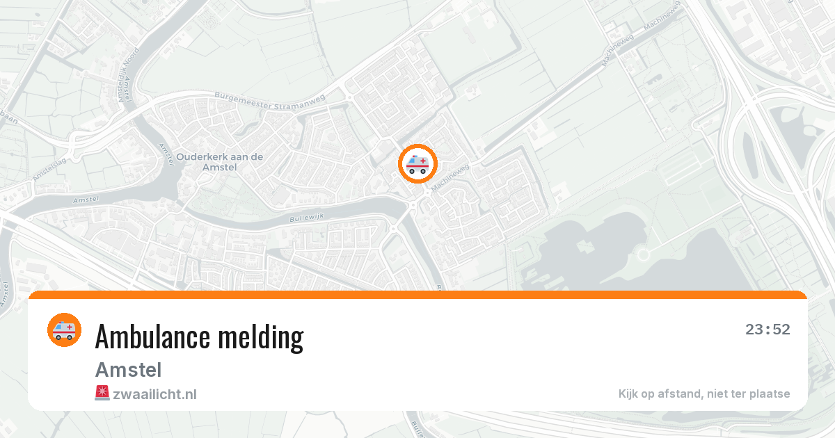 Ambulance melding — 8 jun 2026