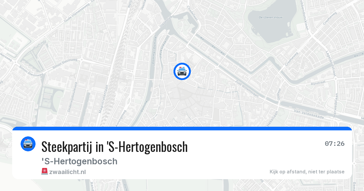 Steekpartij in 'S-Hertogenbosch — 25 mei 2026