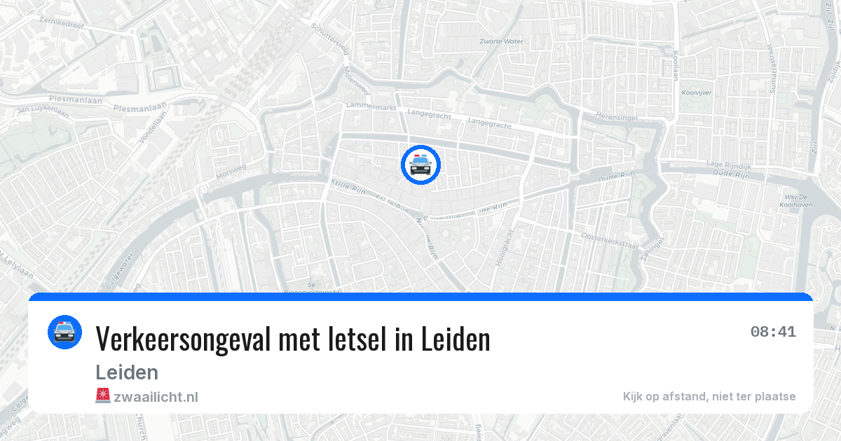 Verkeersongeval met letsel in Leiden — 10 mei 2026