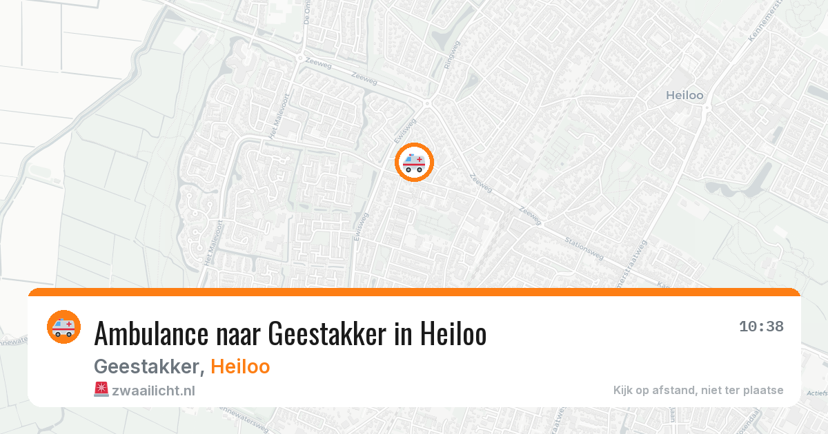 Ambulance naar Geestakker in Heiloo — 1 jun 2026