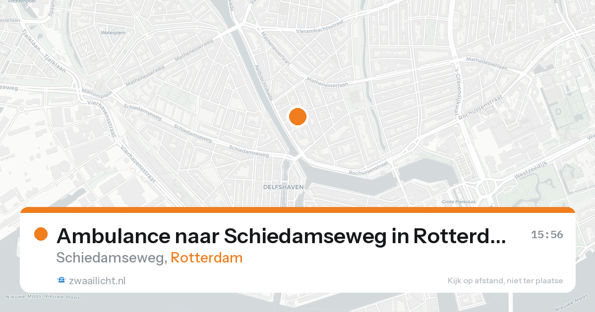 Ambulance naar Schiedamseweg in Rotterdam — 30 jan 2026