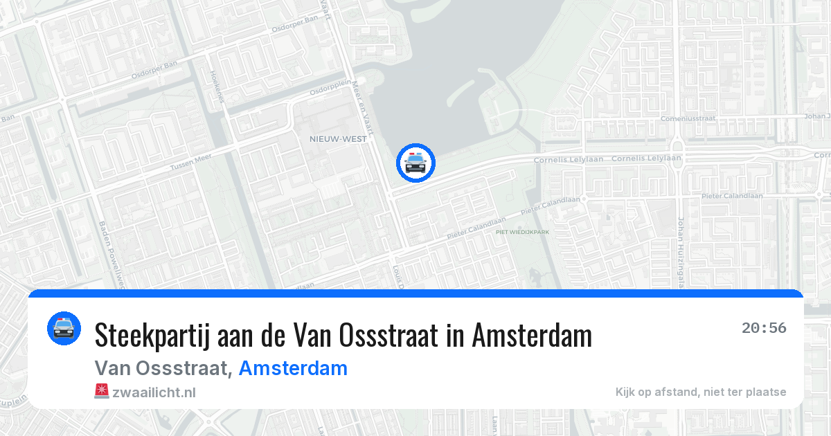 Steekpartij aan de Van Ossstraat in Amsterdam — 4 mei 2026