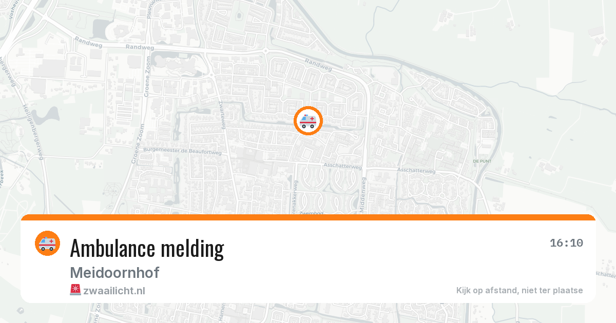 Ambulance melding — 5 apr 2026