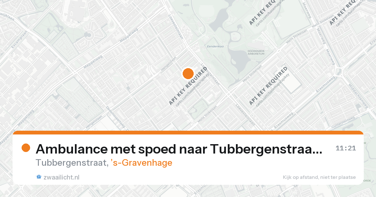 Ambulance met spoed naar Tubbergenstraat in 's-Gravenhage — 26 aug 2026