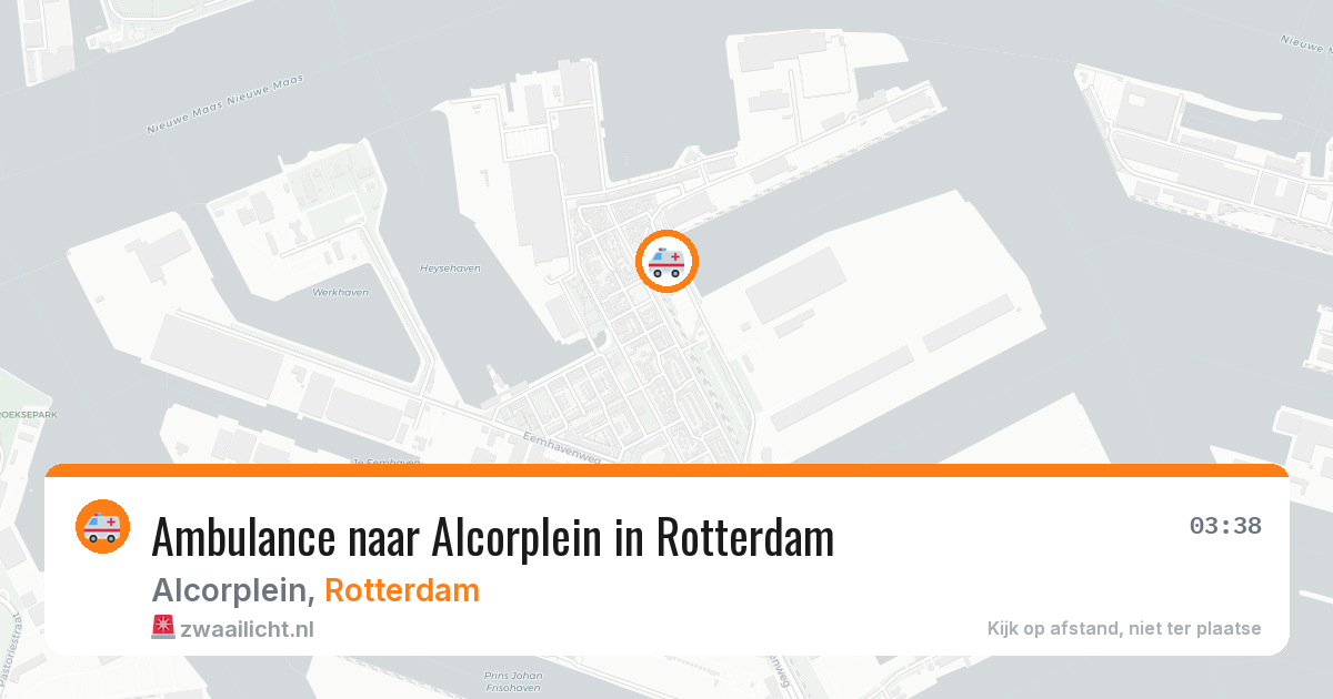 Ambulance naar Alcorplein in Rotterdam — 29 jun 2026