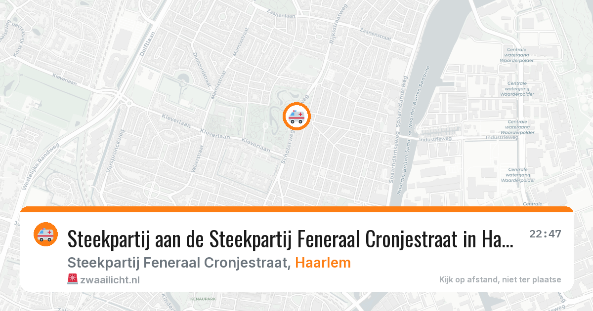 Steekpartij aan de Steekpartij Feneraal Cronjestraat in Haarlem — 6 mei 2026