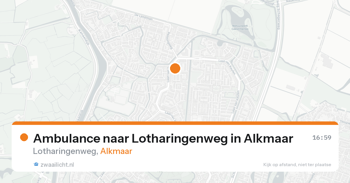 Ambulance naar Lotharingenweg in Alkmaar — 2 jun 2026