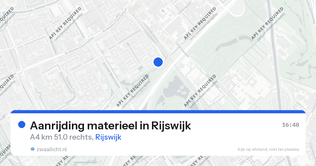 Aanrijding materieel in Rijswijk — 26 aug 2026