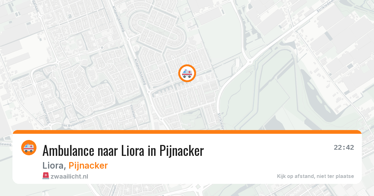 Ambulance naar Liora in Pijnacker — 11 jul 2026