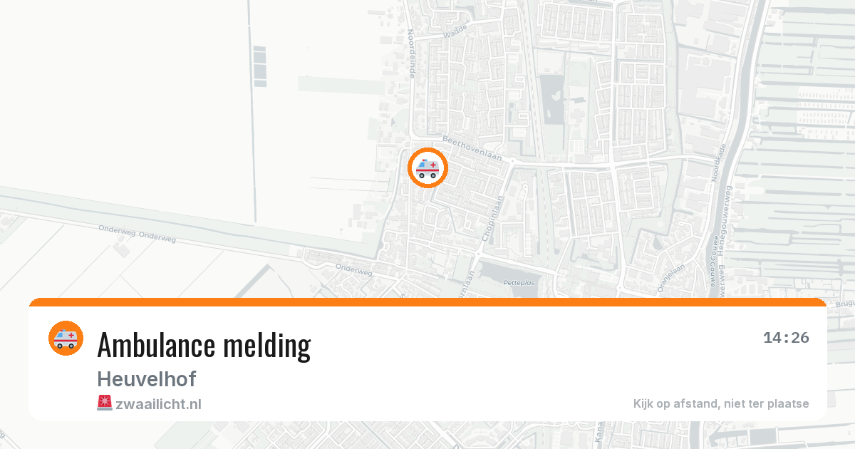 Ambulance melding — 25 jun 2026
