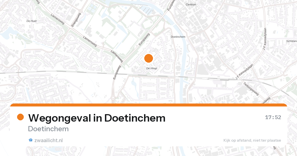 Wegongeval in Doetinchem — 6 jun 2026